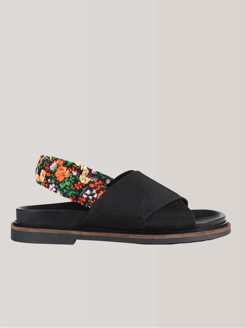 Ganni Floral Strap Sandals